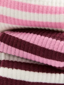 Socken in Blockfarben und Viertellänge, 3er-Pack