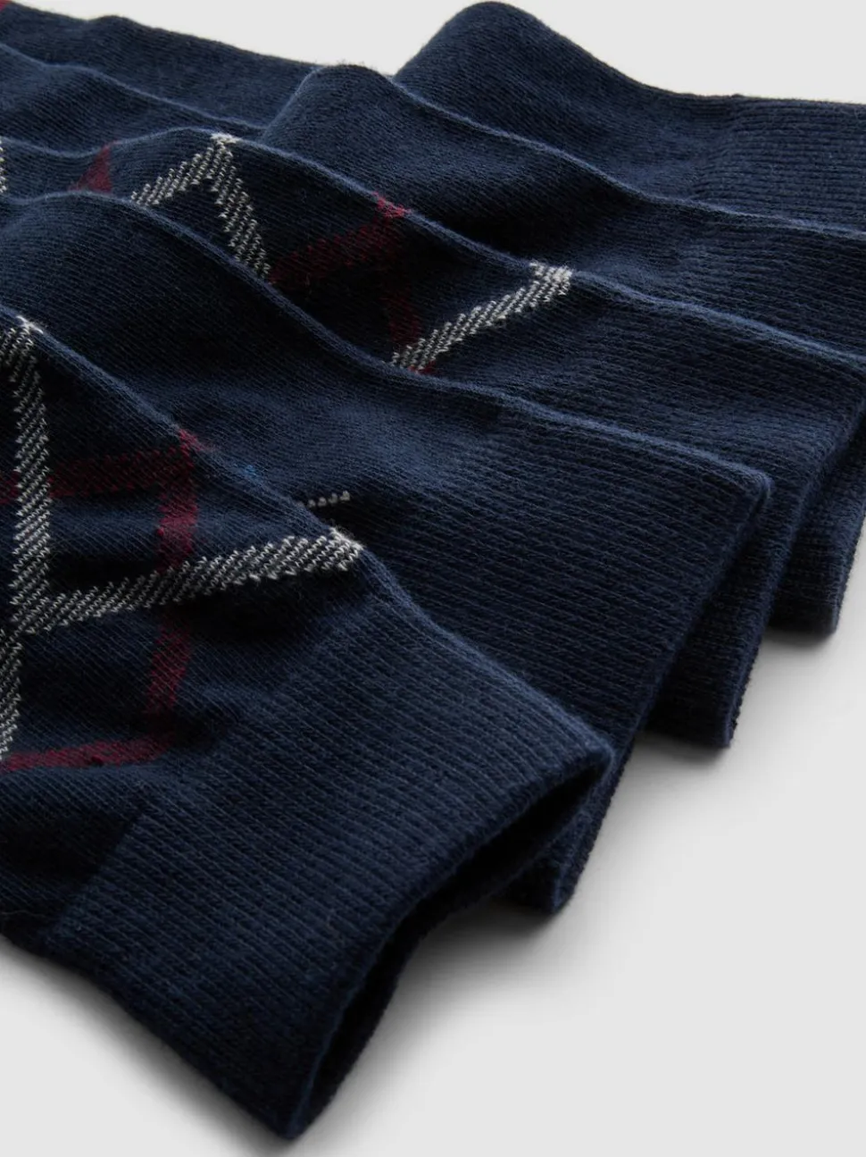 Socken mit Argyle-Muster und hohem Baumwollanteil, 5er-Pack