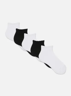 Socken mit Bogenkante, 5er-Pack
