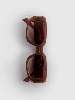 Sonnenbrille mit rechteckigen Gläsern