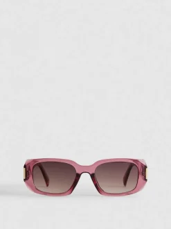 Sonnenbrille mit rechteckigen Gläsern