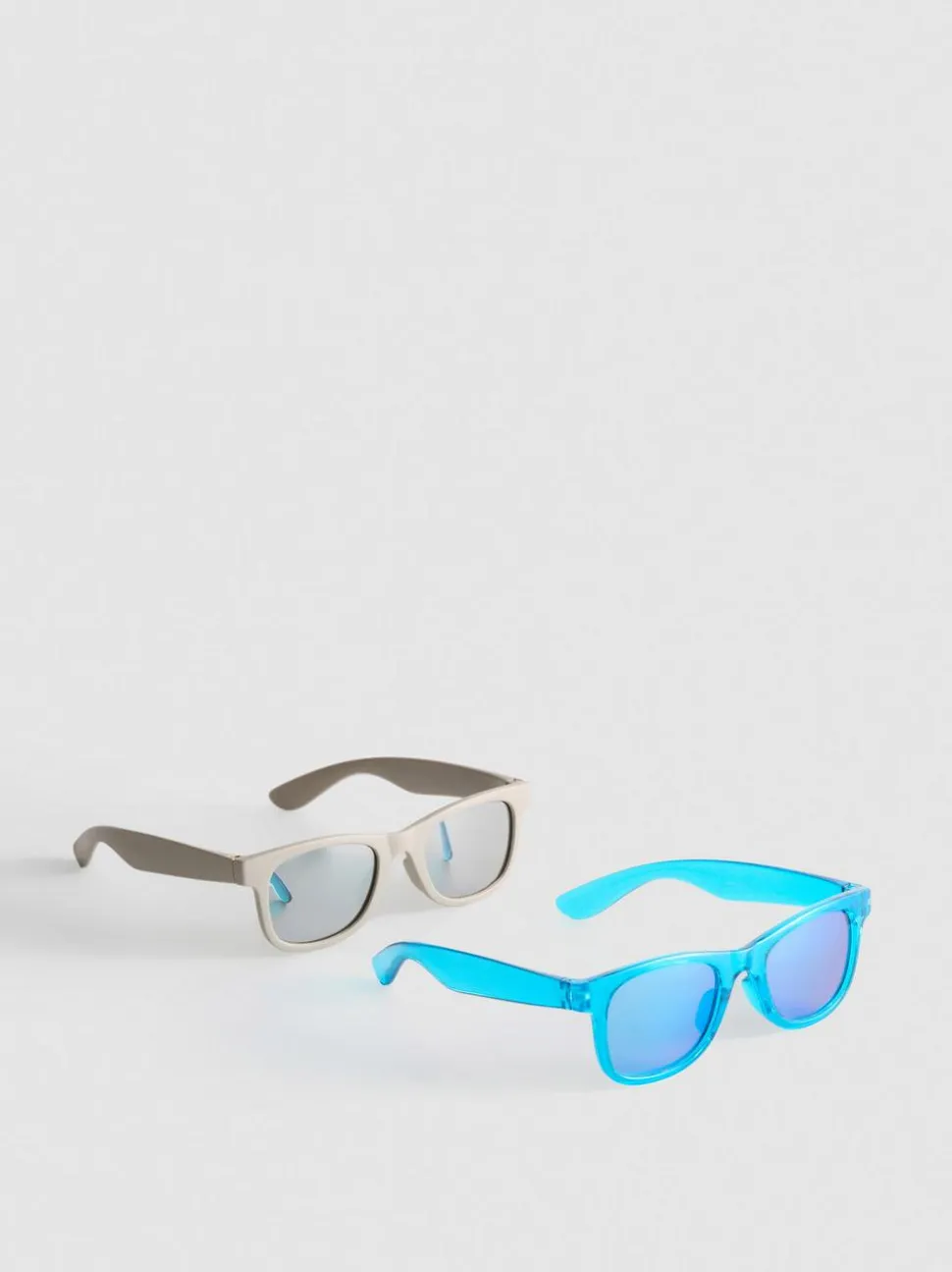 Sonnenbrillen mit eckiger Fassung, 2er-Pack