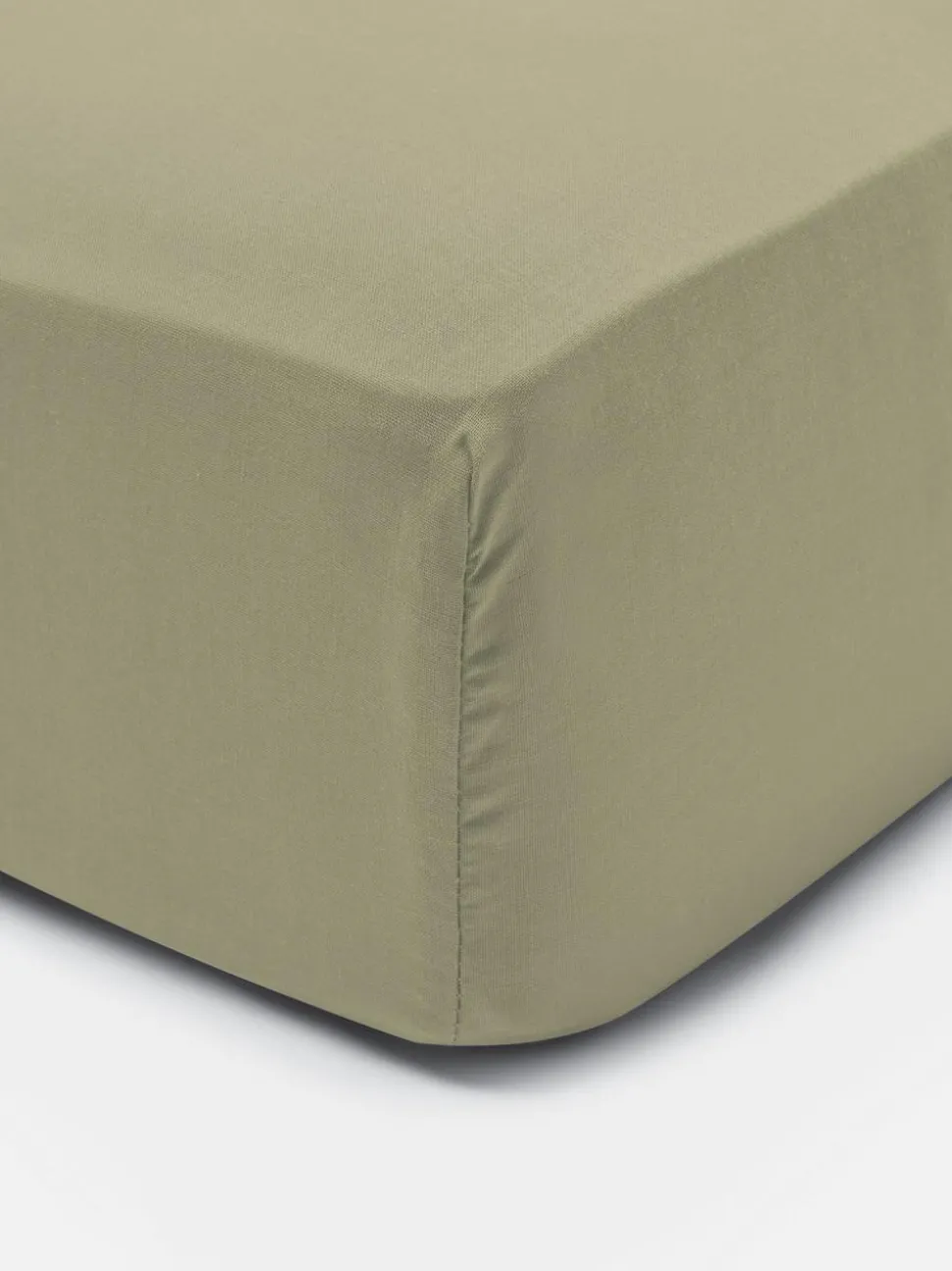 Spannbettlaken aus Baumwollsatin, Einzelbett