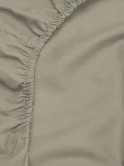 Spannbettlaken aus Baumwollsatin, Einzelbett