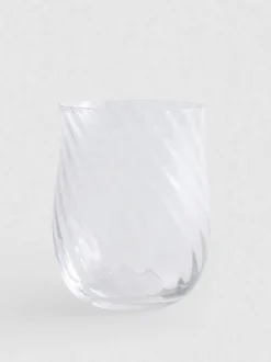 Spiralförmiges Trinkglas