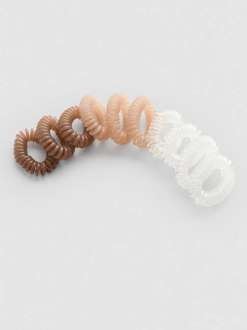 Spiral-Haargummis, 10er-Pack