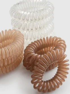 Spiral-Haargummis, 10er-Pack