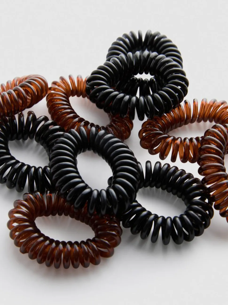 Spiral-Haargummis, 10er-Pack