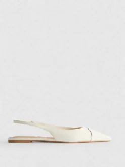 Spitze, flache Slingbacks