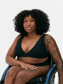 Spitzen-Bralette-BH mit adaptivem Verschluss