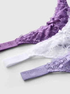 Spitzentangas, 3er-Pack