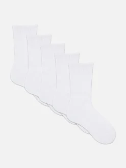 Sportliche Essential Crew-Socken, 5er-Pack