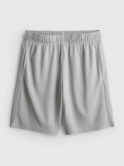 Sport-Shorts mit Netzeinsatz