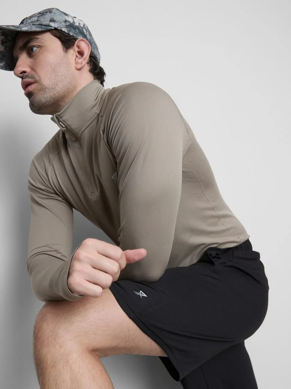 Sport-Shorts mit Netzeinsatz