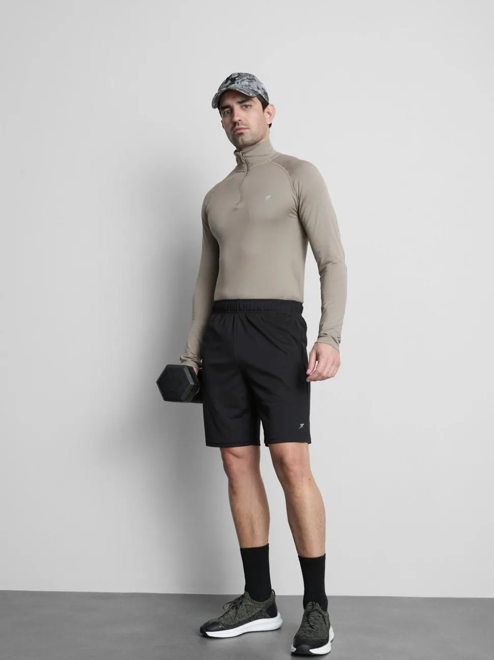 Sport-Shorts mit Netzeinsatz