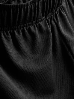 Sport-Shorts mit Netzeinsatz