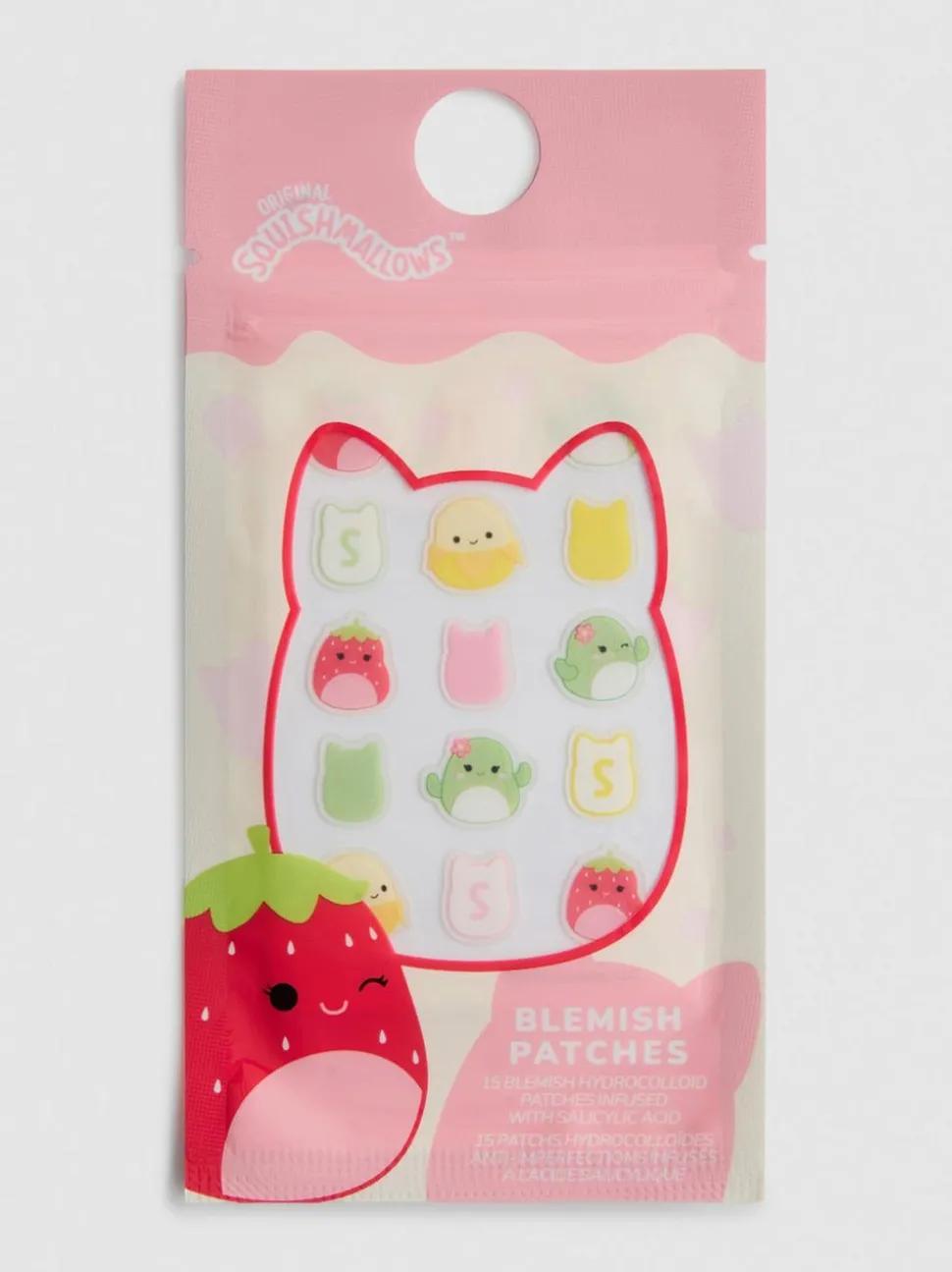 „Squishmallows“ Hydrokolloid-Patches gegen Unreinheiten, 15er-Pack