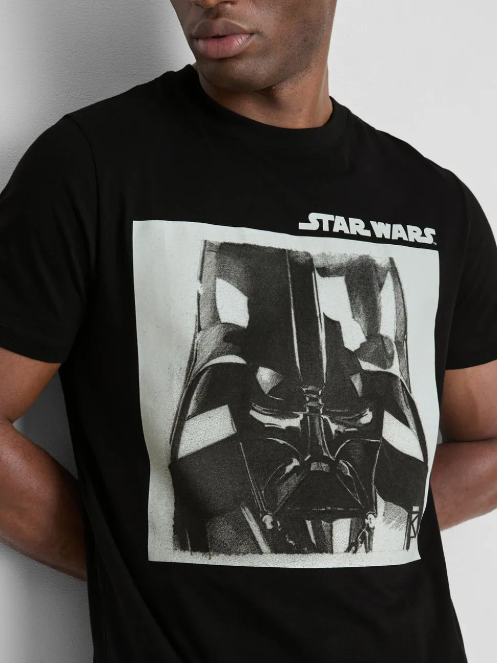 „Star Wars“ T-Shirt aus reiner Baumwolle mit Grafik