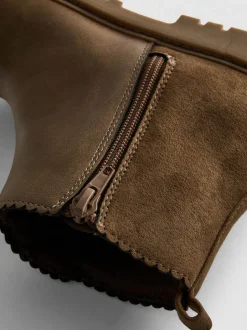 Stiefeletten mit Reißverschluss