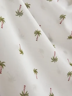 Strand-Sarong mit Muster