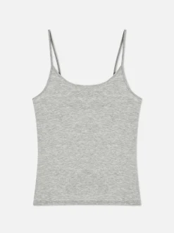 Stretch-Camisole mit U-Ausschnitt