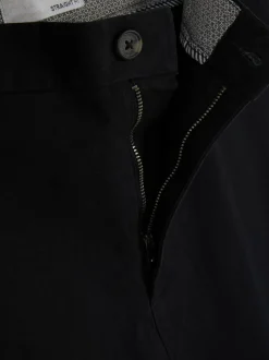Stretch-Chinohose mit geradem Bein