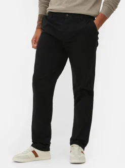 Stretch-Chinohose mit geradem Bein