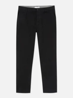 Stretch-Chinohose mit geradem Bein