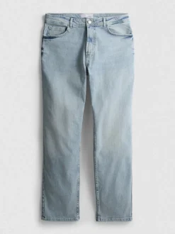 Stretch-Jeans mit geradem Bein