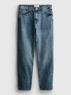 Stretch-Jeans mit geradem Bein