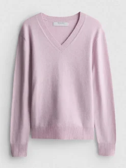 Strickpullover mit V-Ausschnitt