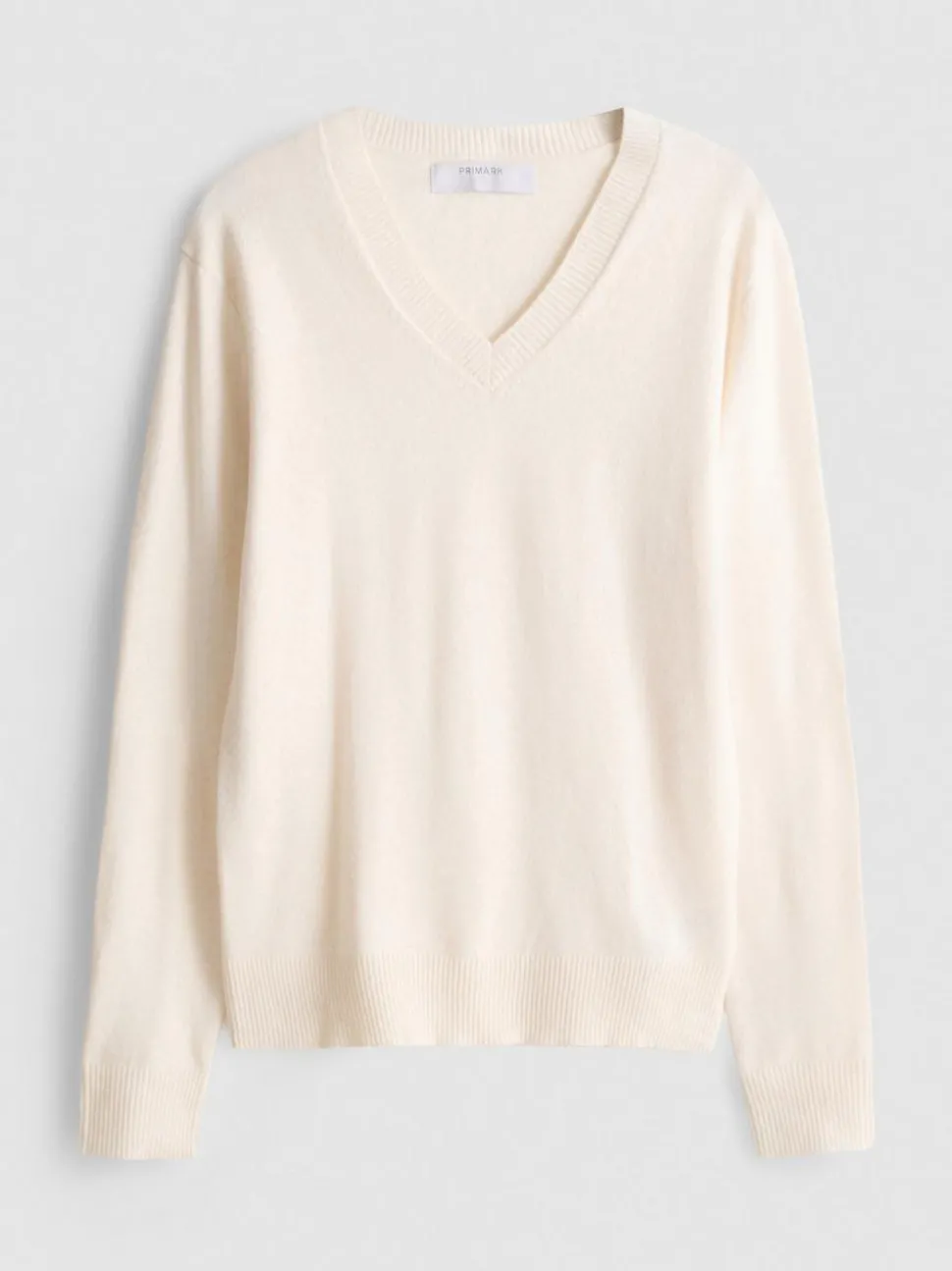 Strickpullover mit V-Ausschnitt