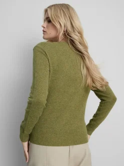 Strickpullover mit V-Ausschnitt