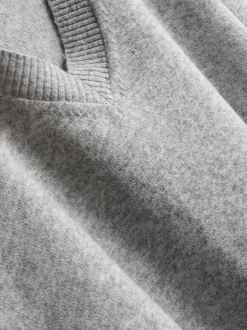 Strickpullover mit V-Ausschnitt