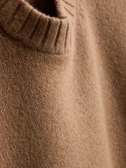 Strickpullover mit weiten Ärmeln