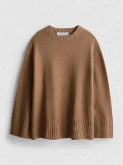 Strickpullover mit weiten Ärmeln
