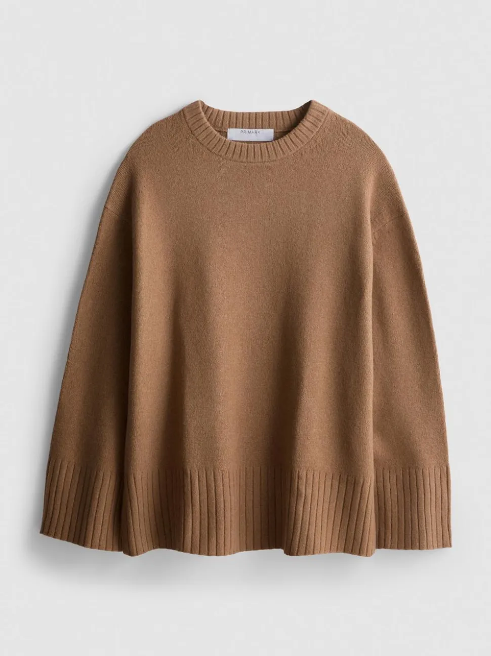 Strickpullover mit weiten Ärmeln