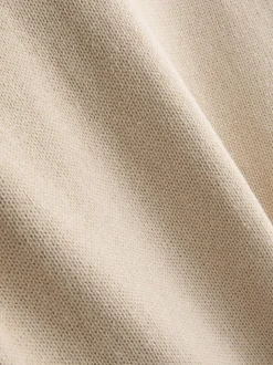 Strick-T-Shirt aus reiner Baumwolle