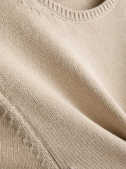 Strick-T-Shirt aus reiner Baumwolle