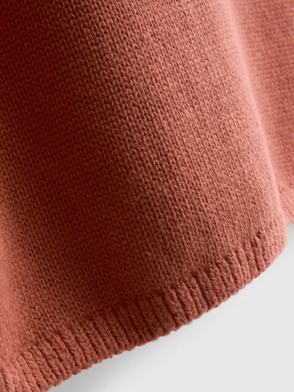 Strick-T-Shirt aus reiner Baumwolle