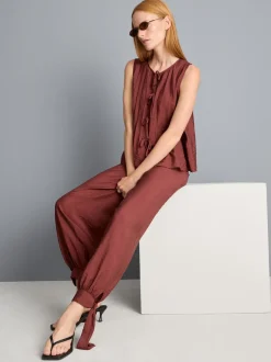 Strukturierte Cocoon-Hose