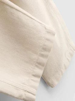 Strukturierte Hose mit Kordelzug