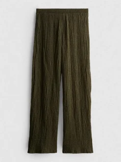 Strukturierte Marlene-Hose