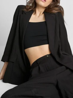 Strukturierter Blazer mit Reverskragen
