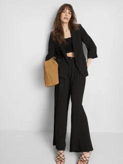 Strukturierter Blazer mit Reverskragen