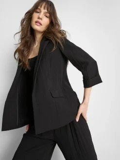 Strukturierter Blazer mit Reverskragen