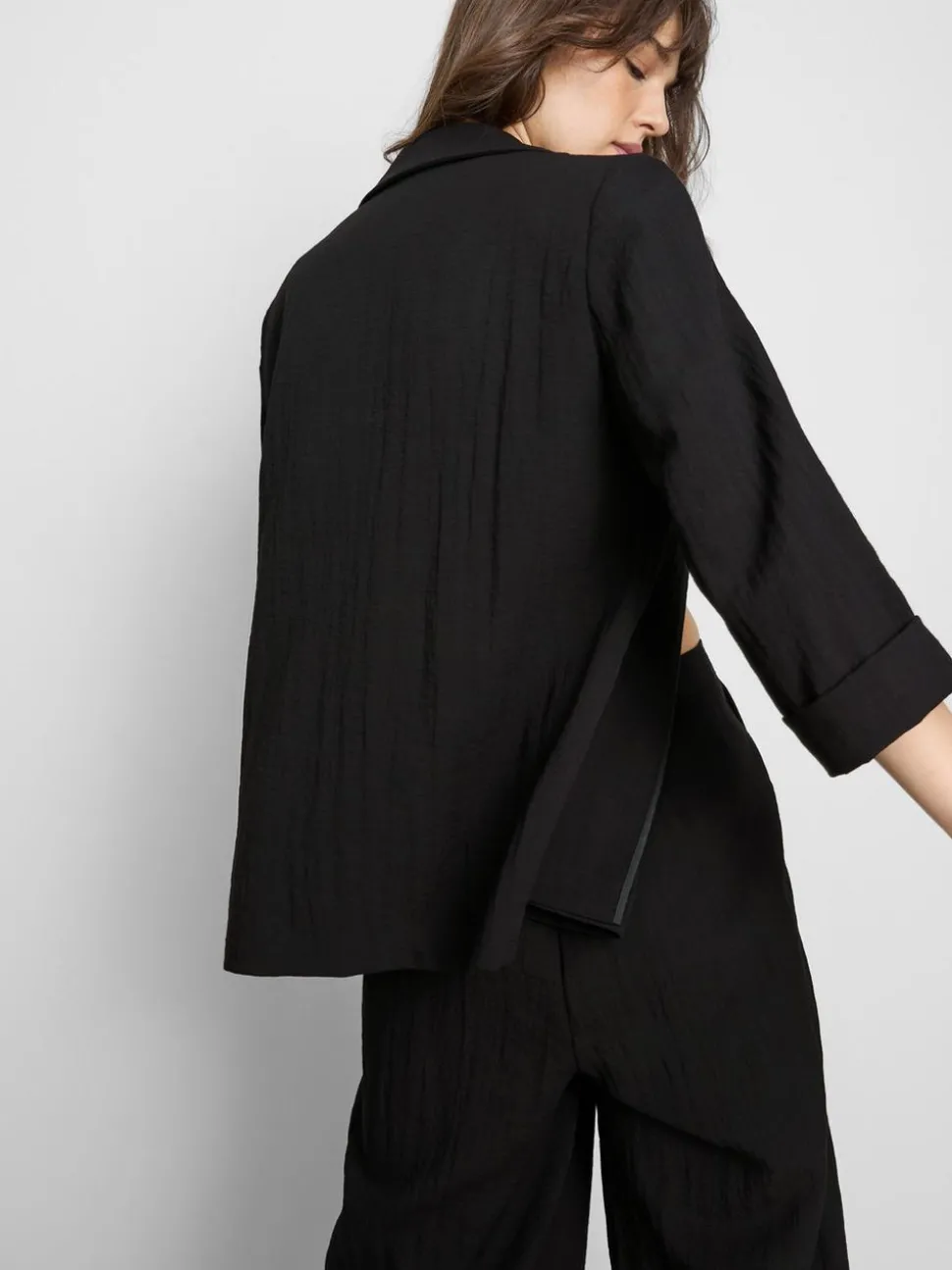 Strukturierter Blazer mit Reverskragen