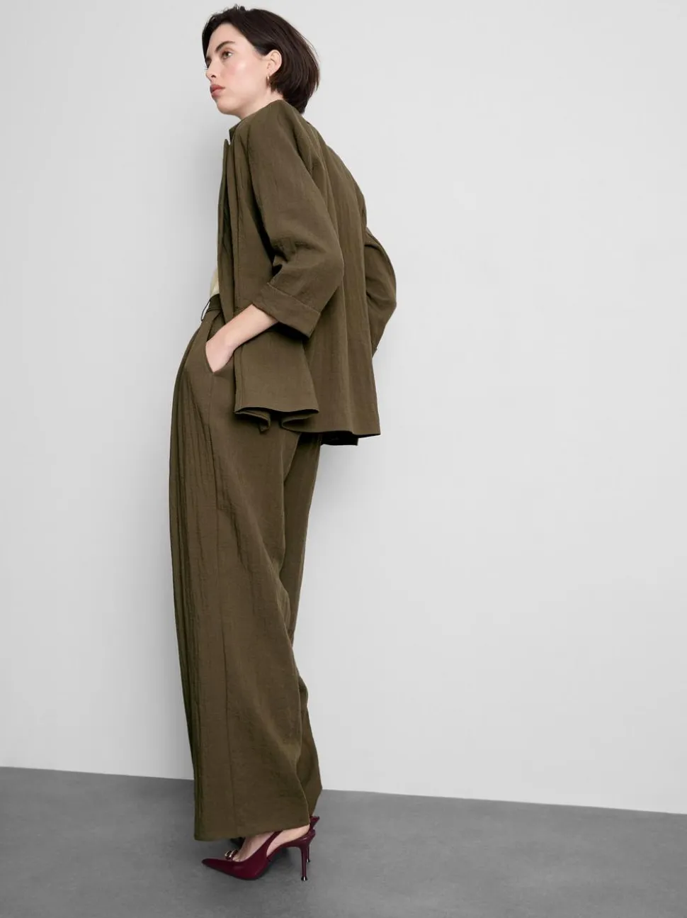 Strukturierter Blazer mit Reverskragen