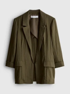 Strukturierter Blazer mit Reverskragen