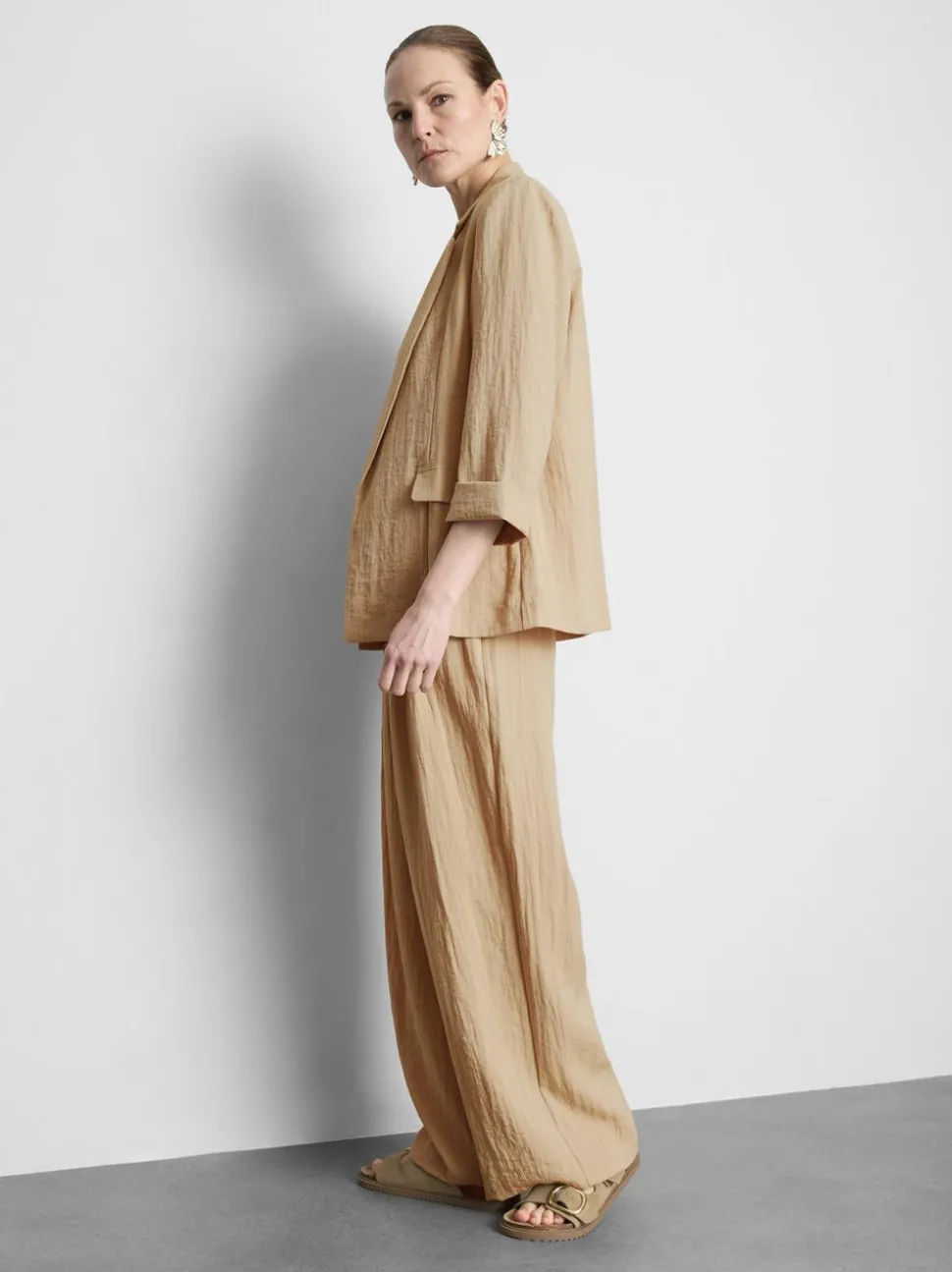 Strukturierter Blazer mit Reverskragen